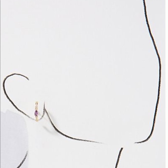 Anthropologie Shashi Earrings in Pink - Picture 4 of 9